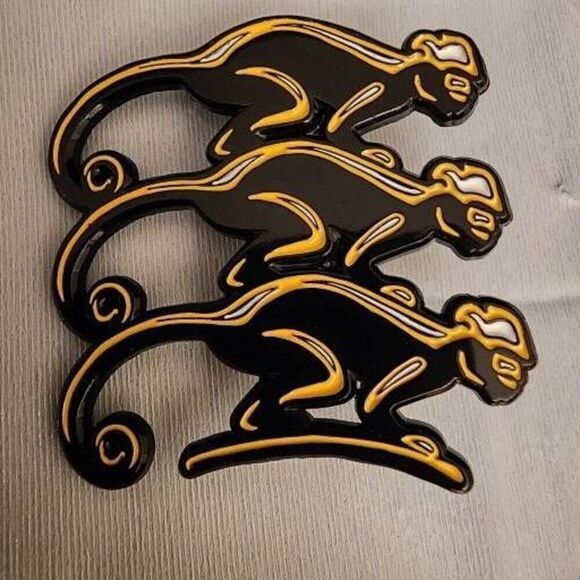 Three Monkeys Pin - Picture 1 of 2